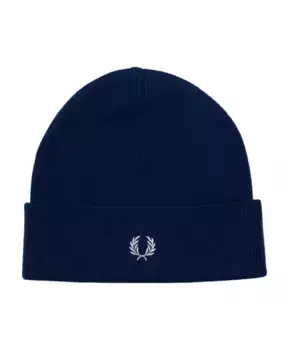 Шапка Marine e из шерсти с логотипом Fred Perry, синий
