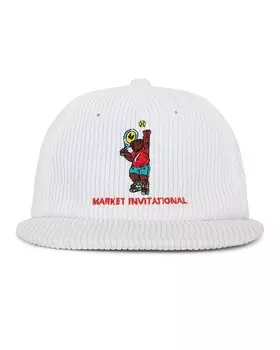 Шапка Market Invitational 5 Panel, белый
