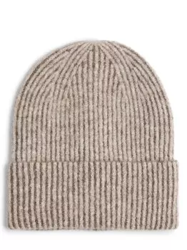 Шапка mbym Beanie Hevelyn, серо-коричневый