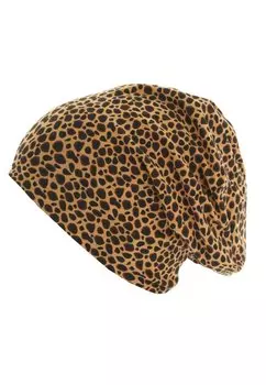 Шапка MD Accessories, цвет cheetha/black