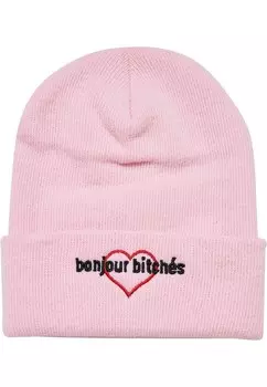 Шапка Mister Tee Beanie, розовый