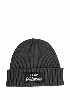 Шапка MIT PATCH MIT SPRUCH TEAM GLHWEIN AUFDRUCK LUSTIG MoonWorks, антрацит