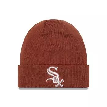 Шапка MLB CHICAGO WHITE SOX LEAGUE ESSENTIAL BEANIE New Era, цвет Braun