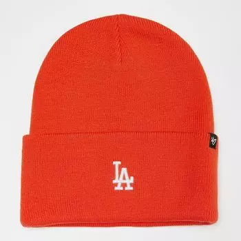 Шапка MLB Los Angeles Dodgers Base Runner ’47 Cuff Knit 47 Brand, цвет orange