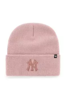 Шапка MLB New York Yankees 47 Brand, розовый