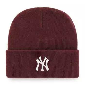 Шапка MLB New York Yankees Haymaker CUFF KNIT '47, цвет Dunkles Maroon