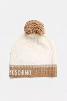 Шапка Moschino, бежевый