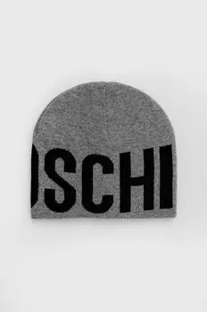 Шапка Moschino, серый