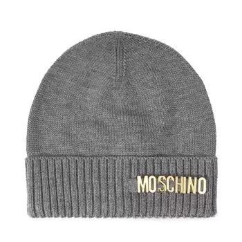Шапка MOSCHINO, серый