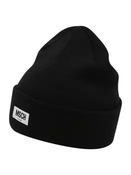 Шапка MSCH COPENHAGEN Beanie Mojo, черный