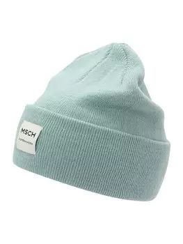 Шапка MSCH COPENHAGEN Beanie Mojo, пастельно-голубой