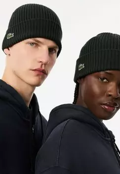 Шапка MTZEN UNISEX Lacoste, темно-зеленый