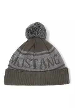 Шапка Mustang, серый/антрацит