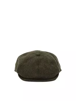Шапка мужская Barbour с логотипом, зеленый
