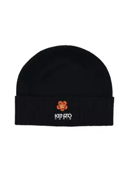Шапка мужская Kenzo с принтом, черный