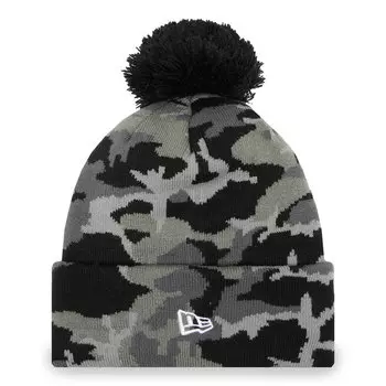 Шапка New Era CamoBobble, серый
