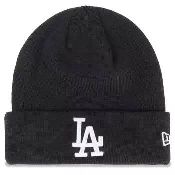 Шапка New Era Essential Cuff, черный