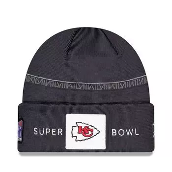 Шапка NFL23 KANSAS CITY CHIEFS OPENING NIGHT KNIT BEANIE New Era, цвет Dunkelgrau