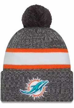 Шапка NFL SIDELINE MIAMI DOLPHINS New Era, цвет grey