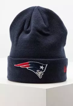 Шапка NFL TEAM ESSENTIAL CUFF NEW ENGLAND PATRIOTS New Era, цвет nepa dk blue