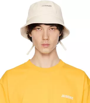 Шапка Off-White Les Classiques 'Le bob Gadjo' JACQUEMUS, кремовый