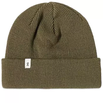 Шапка On Merino, оливковое