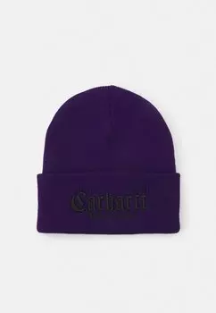 Шапка Onyx Beanie Unisex Carhartt WIP, цвет tyrian/black