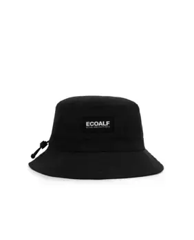 Шапка от дождя из переработанного полиэстера черного цвета Ecoalf, чёрный
