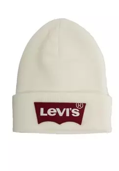 Шапка OVERSIZED BATWING BEANIE Levi's, обычный белый