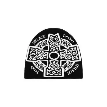 Шапка Palace Celtic Nein Cuff Beanie, черный