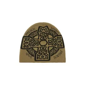 Шапка Palace Celtic Nein Cuff Beanie, цвет The Deep Green