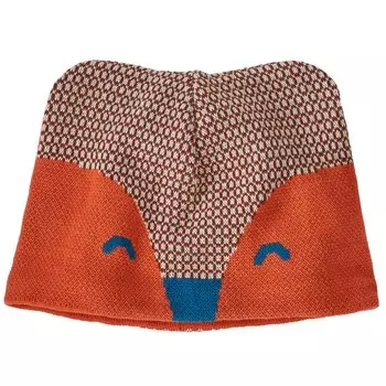 Шапка Patagonia Animal Friends, цвет Beanie Fox: Henna Brown