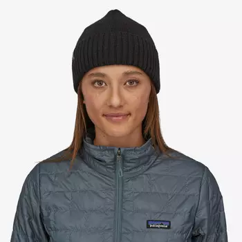 Шапка Patagonia Brodeo Beanie, черный