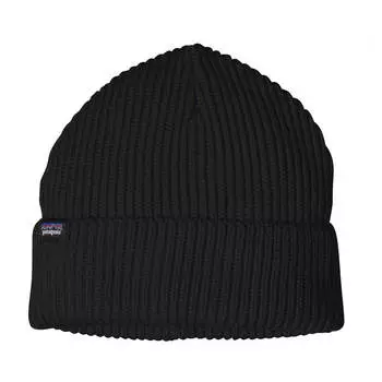 Шапка Patagonia Fisherman's Rolled Beanie, черный