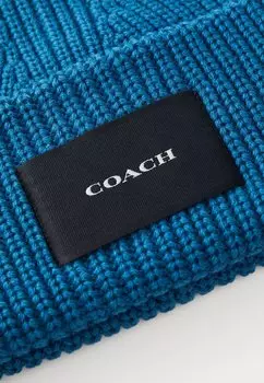 Шапка PATCH BEANIE COACH, синий