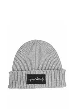 Шапка PATCH HERZSCHLAG BERGE NATUR Neverless, светло-серый