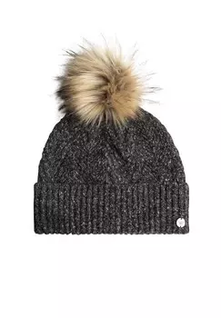 Шапка PEAK CHIC MIT KREMPE Roxy, антрацит