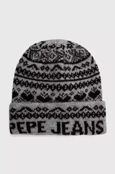 Шапка Пепе Джинс Pepe Jeans, серый