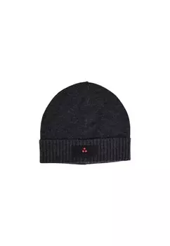 Шапка Peuterey с нашивкой, черный
