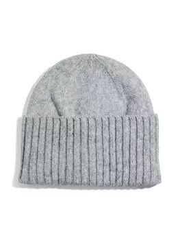 Шапка PIECES Beanie, цвет mottled grey
