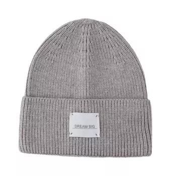 Шапка Pieces Nionia, серый