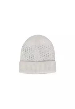 Шапка Pieces со стразами, белый