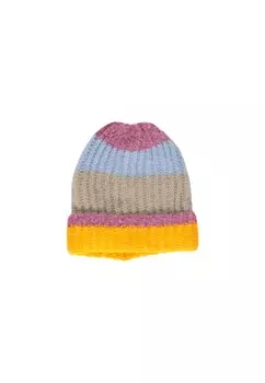 Шапка Pieces в полоску, желтый