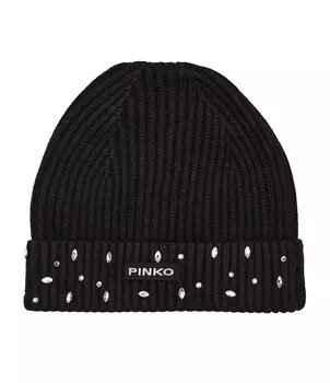 Шапка Pinko SERENGETI, черный