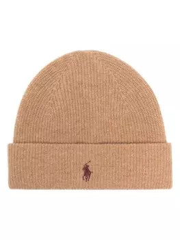 Шапка Polo Pony Polo Ralph Lauren, коричневый
