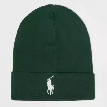 Шапка Polo Ralph Lauren Cold Weather Hat, зеленый