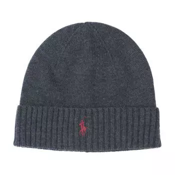 Шапка Polo Ralph Lauren, серый