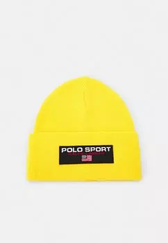 Шапка Polo Ralph Lauren ШАПКА-БИНИ ДЛЯ ХОЛОДНОЙ ПОГОДЫ УНИСЕКС, канареечно-желтая