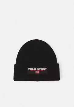 Шапка Polo Ralph Lauren ШАПКА-БИНИ ДЛЯ ХОЛОДНОЙ ПОГОДЫ УНИСЕКС, цвет black
