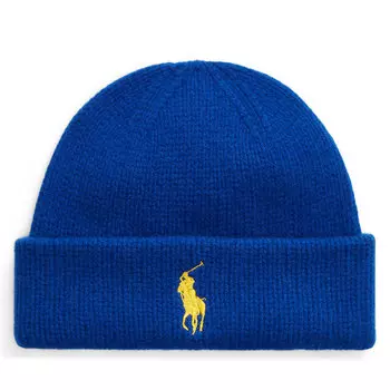 Шапка Polo Ralph Lauren, синий